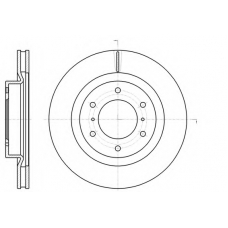 61100 10 KAWE Тормозной диск