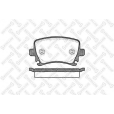 1042 000B-SX STELLOX Комплект тормозных колодок, дисковый тормоз