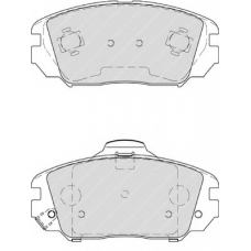 FSL4246 FERODO Комплект тормозных колодок, дисковый тормоз