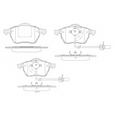 1850.0058168 KSM-KOSHIMO Комплект тормозных колодок, дисковый тормоз