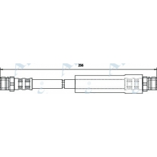 HOS3696 APEC Тормозной шланг