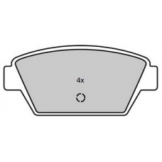 FBP-1765 FREMAX Комплект тормозных колодок, дисковый тормоз