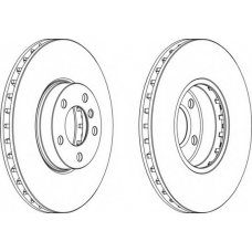 DDF1714C-1 FERODO Тормозной диск