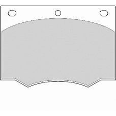 FD287A NECTO Комплект тормозных колодок, дисковый тормоз