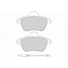 FD6381A NECTO Комплект тормозных колодок, дисковый тормоз