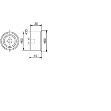 TKR 9081 TIMKEN Паразитный / ведущий ролик, зубчатый ремень