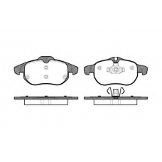 0888.00 QUINTON HAZELL Комплект тормозных колодок, дисковый тормоз