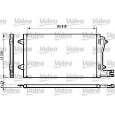 816996 VALEO Конденсатор, кондиционер