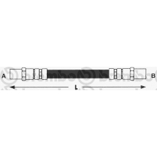 T 85 102 BREMBO Тормозной шланг