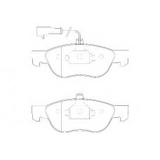 WBP21927A WAGNER LOCKHEED Комплект тормозных колодок, дисковый тормоз