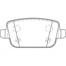 WBP24537C WAGNER LOCKHEED Комплект тормозных колодок, дисковый тормоз