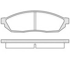 0111 00 KAWE Комплект тормозных колодок, дисковый тормоз
