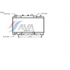 FT2181 AVA Радиатор, охлаждение двигателя