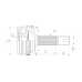 CVJ5533.10 OPEN PARTS Шарнирный комплект, приводной вал