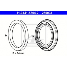 11.0441-5704.2 ATE Комплект прокладок, корпус скобы тормоза