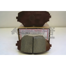 1080-5902J ASHUKI Комплект тормозных колодок, дисковый тормоз