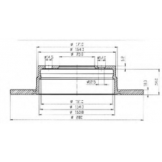 BDC3805 QUINTON HAZELL Тормозной диск