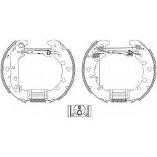 8DB 355 004-841 HELLA PAGID Комплект тормозных колодок
