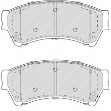 FSL4062 FERODO Комплект тормозных колодок, дисковый тормоз