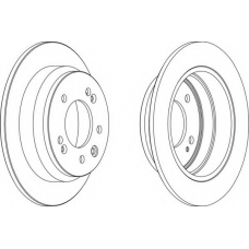 DDF1618 FERODO Тормозной диск