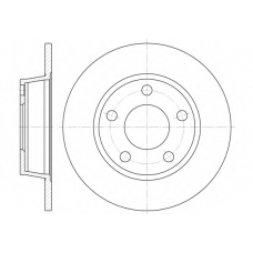 D6723.00 WOKING Тормозной диск