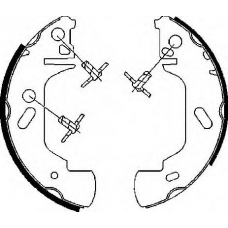 BS838 QUINTON HAZELL Комплект тормозных колодок