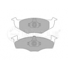 025 218 6619 MEYLE Комплект тормозных колодок, дисковый тормоз