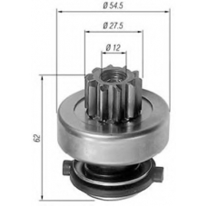 940113020193 MAGNETI MARELLI Ведущая шестерня, стартер