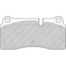 FDB4195 FERODO Комплект тормозных колодок, дисковый тормоз