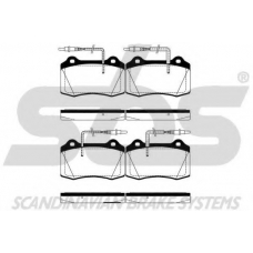 1501223746 S.b.s. Комплект тормозных колодок, дисковый тормоз
