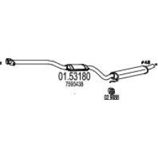 01.53180 MTS Средний глушитель выхлопных газов