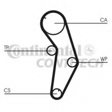 CT841K1 CONTITECH Комплект ремня грм