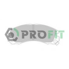 5000-0765 PROFIT Комплект тормозных колодок, дисковый тормоз