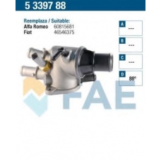 5339788 FAE Термостат, охлаждающая жидкость