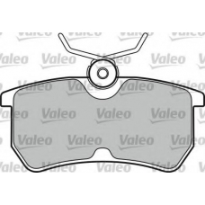 598431 VALEO Комплект тормозных колодок, дисковый тормоз