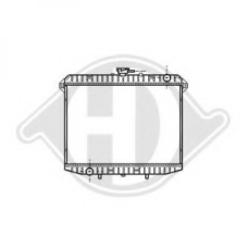 8608207 DIEDERICHS Радиатор, охлаждение двигателя