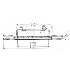 BDC4809 QUINTON HAZELL Тормозной диск