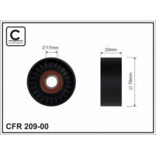 209-00 CAFFARO Паразитный / ведущий ролик, поликлиновой ремень