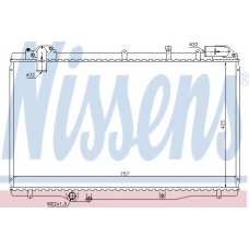 63791 NISSENS Радиатор, охлаждение двигателя