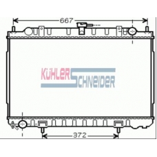 1600971 KUHLER SCHNEIDER Радиатор, охлаждение двигател