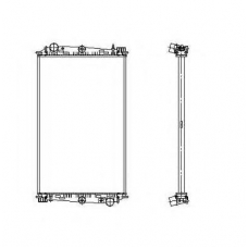 519600 NRF Радиатор, охлаждение двигателя