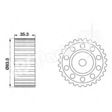 ITB-6203 IPS Parts Устройство для натяжения ремня, ремень грм