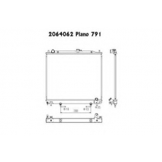 2064062 ORDONEZ Радиатор, охлаждение двигателя