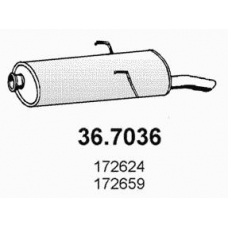 36.7036 ASSO Глушитель выхлопных газов конечный