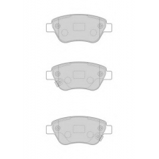 WBP23982B WAGNER LOCKHEED Комплект тормозных колодок, дисковый тормоз