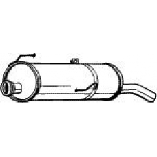 190-313 BOSAL Глушитель выхлопных газов конечный