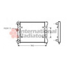 49002023 VAN WEZEL Радиатор, охлаждение двигателя