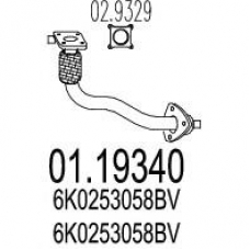 01.19340 MTS Труба выхлопного газа