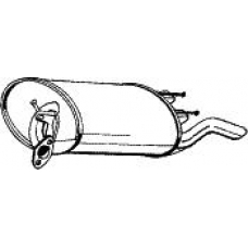 228-443 BOSAL Глушитель выхлопных газов конечный