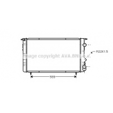 RTA2150 AVA Радиатор, охлаждение двигателя
